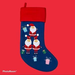 Christmas Santa Chimney Hanging Stocking Large